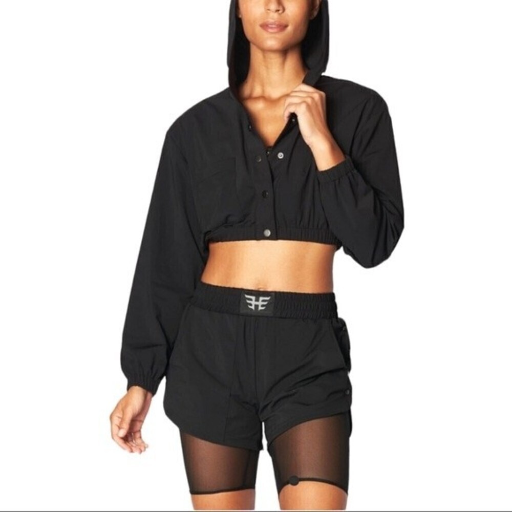 HEROINE Sport Boxing Hoodie Cropped‎ Jacket Size M